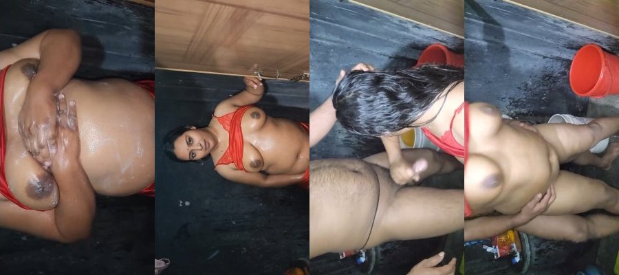 Sexy Desi Wife Blowjob and Fucking In Bathroom