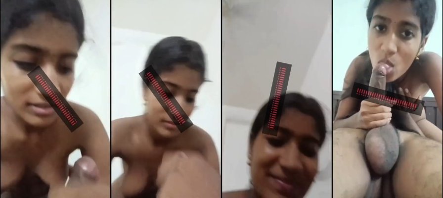 Horny Tamil Girl Sucking Dick