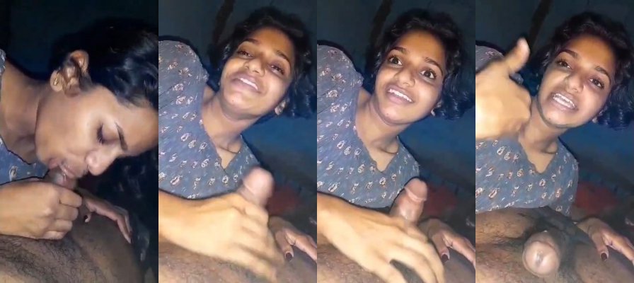 Cute Mallu Girl Sucking Lover Dick