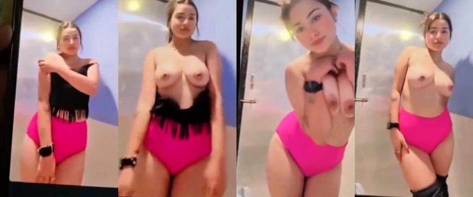 Cute Desi Girl Striping and Shows Boobs