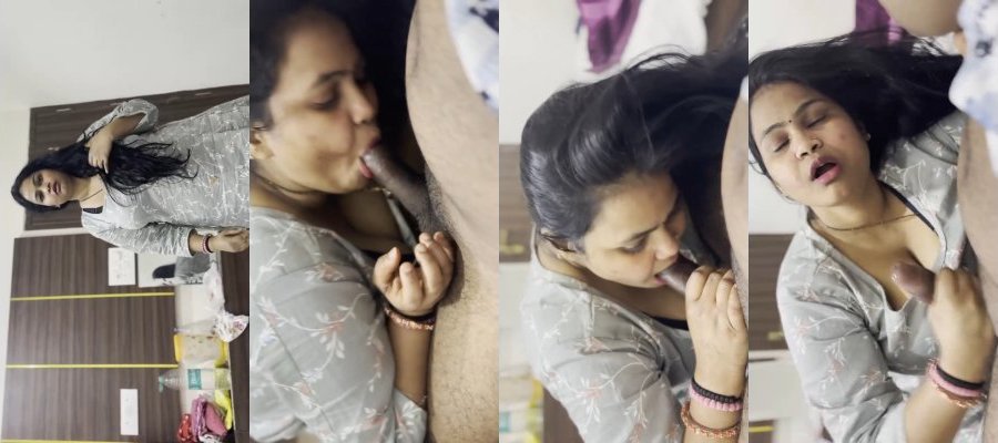 Sexy Desi BBW Wife Sucking Dick