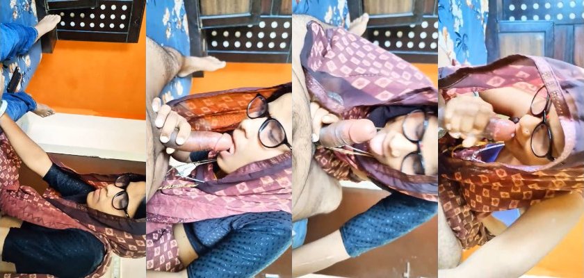 Desi Bhabhi Sucking Hubby Dick